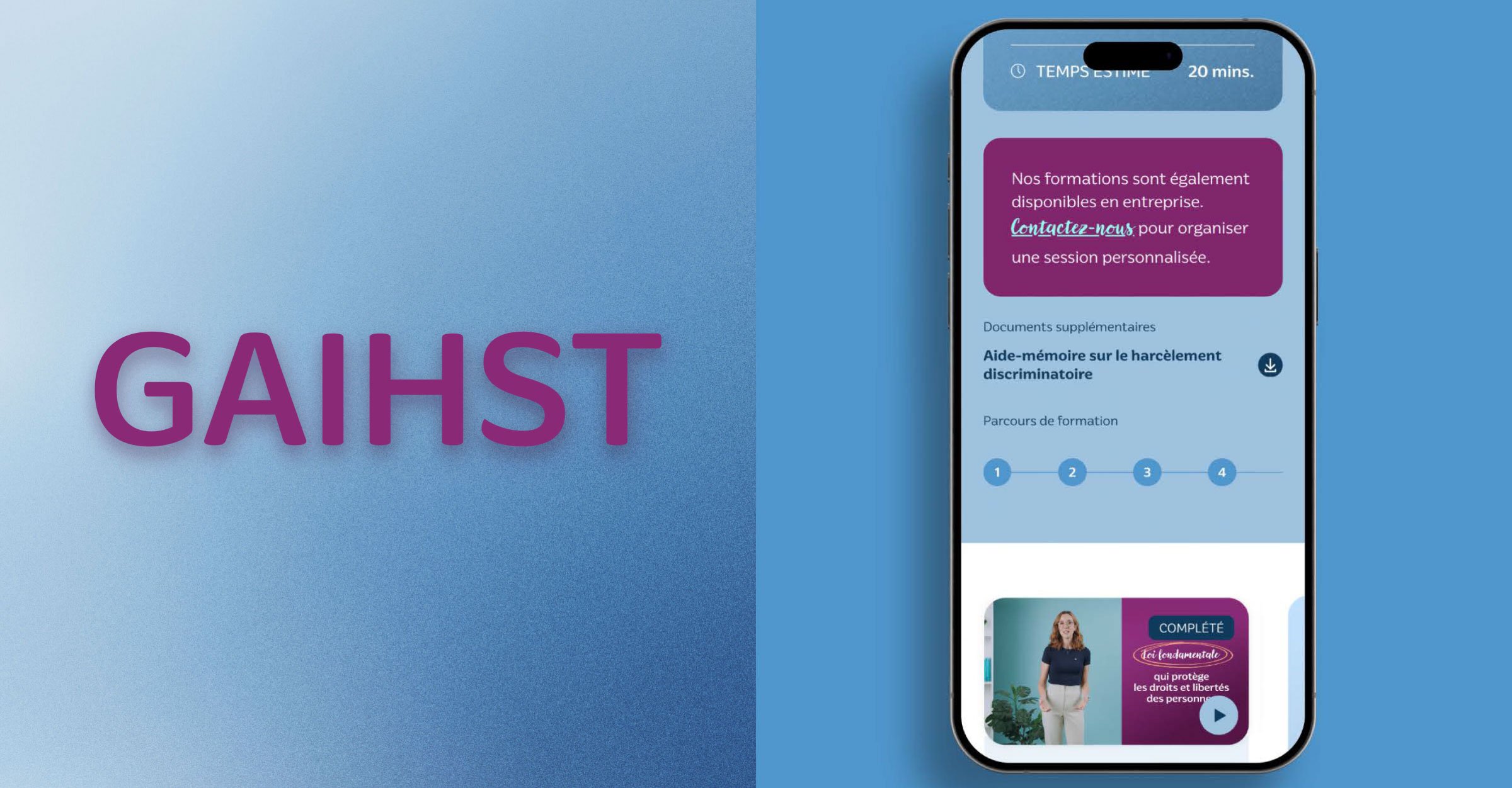 Online training platform for GAIHST