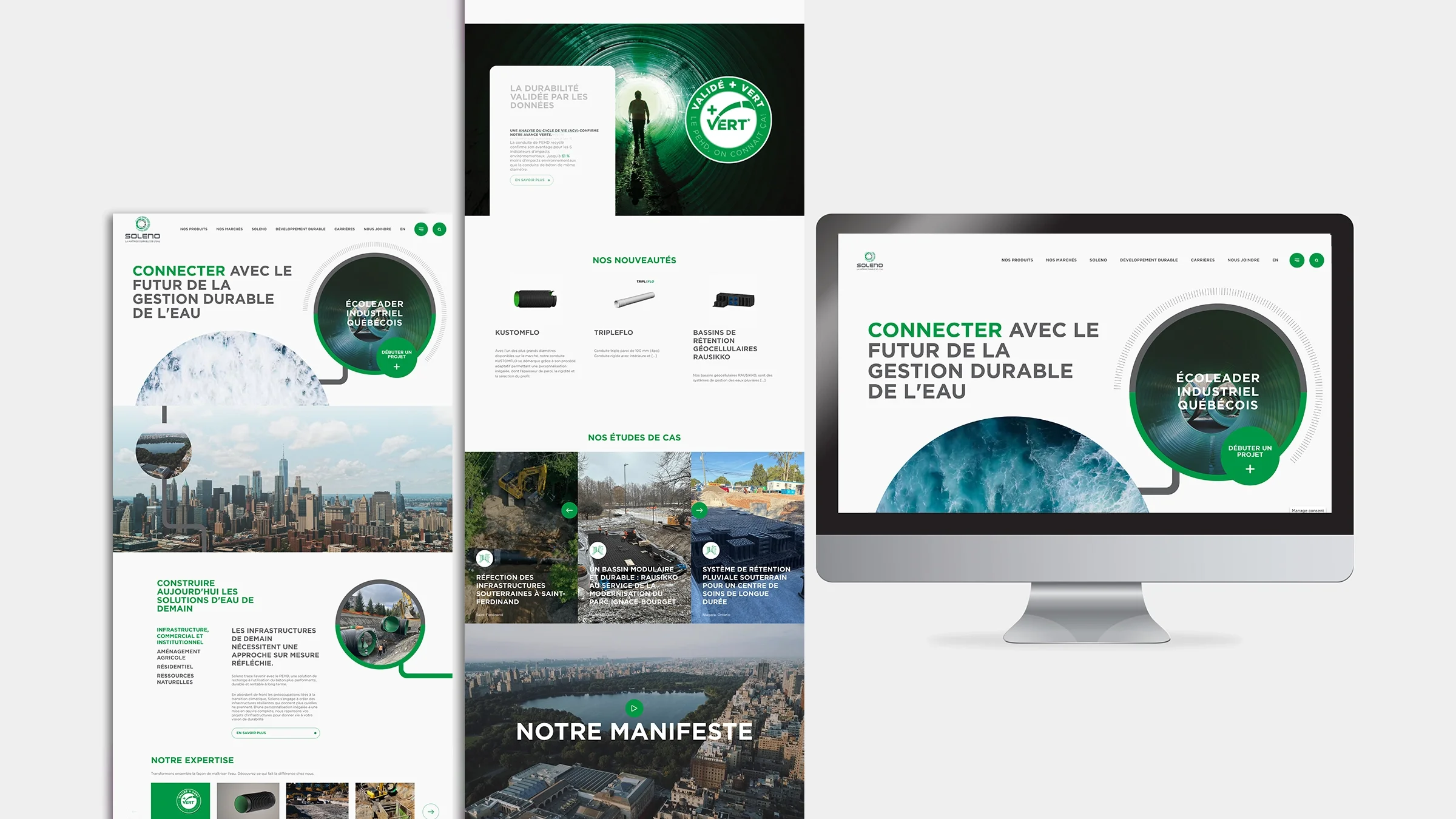 Conception du site de Soleno.com